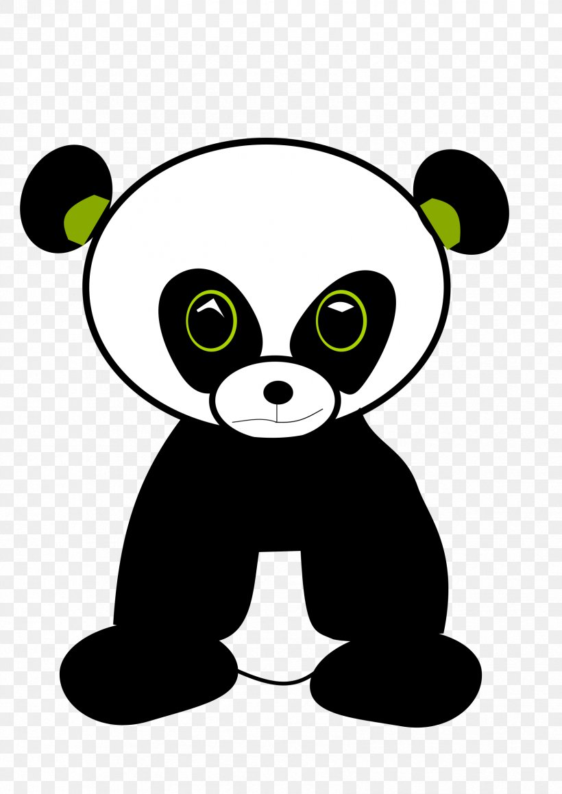 Bear Giant Panda Raster Graphics Clip Art, PNG, 1697x2400px, Bear, Artwork, Black And White, Carnivoran, Eye Download Free