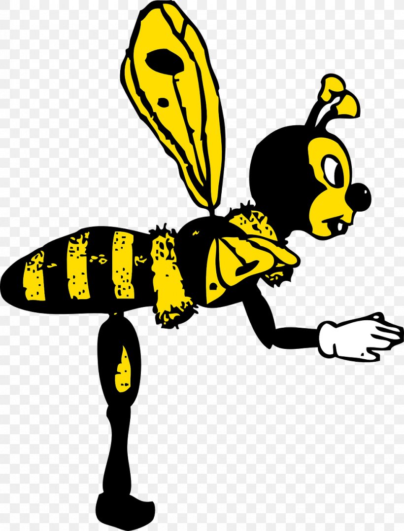 Honey Bee Beehive Clip Art, PNG, 975x1280px, Bee, Bee Free Honee, Beehive, Bumblebee, Cartoon Download Free