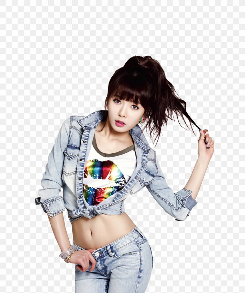 Hyuna South Korea K-pop 4Minute Korean Idol, PNG, 855x1024px, Watercolor, Cartoon, Flower, Frame, Heart Download Free