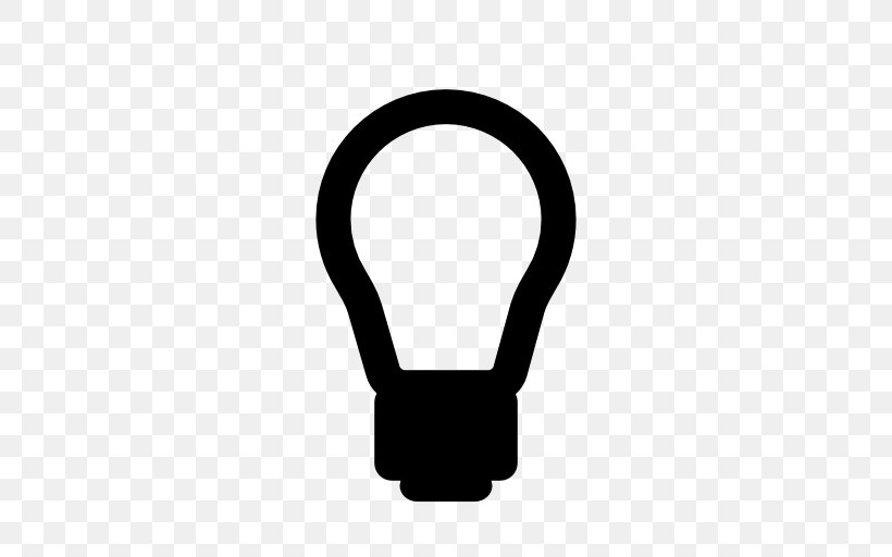 Incandescent Light Bulb Lighting Clip Art, PNG, 512x512px, Light, Black, Compact Fluorescent Lamp, Electric Light, Electricity Download Free