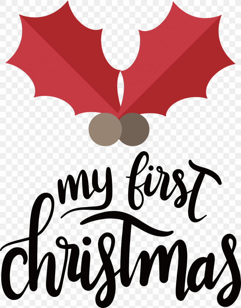 My First Christmas, PNG, 2348x3000px, My First Christmas, Flower, Leaf, Logo, M Download Free
