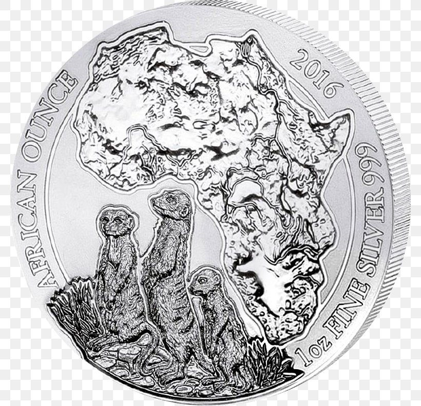 Rwanda Silver Coin Bullion Coin, PNG, 780x791px, Rwanda, Apmex, Black And White, Bullion, Bullion Coin Download Free