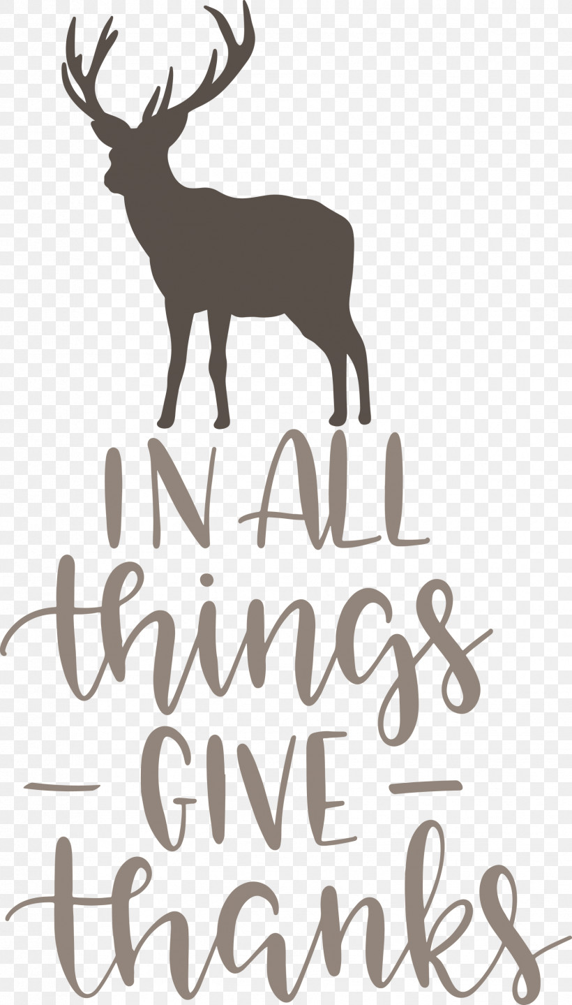 Give Thanks Thanksgiving, PNG, 1709x3000px, Give Thanks, Antler, Biology, Deer, Meter Download Free