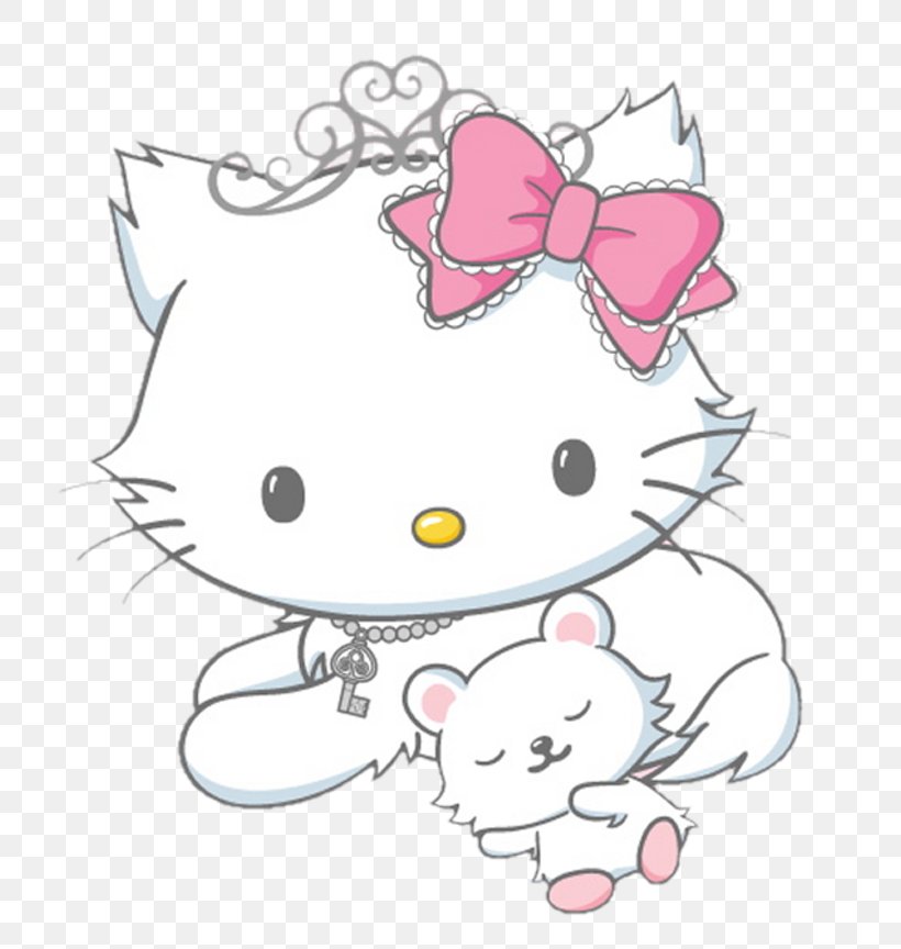 Hello Kitty Cat Sanrio Kitten, PNG, 800x864px, Watercolor, Cartoon, Flower, Frame, Heart Download Free