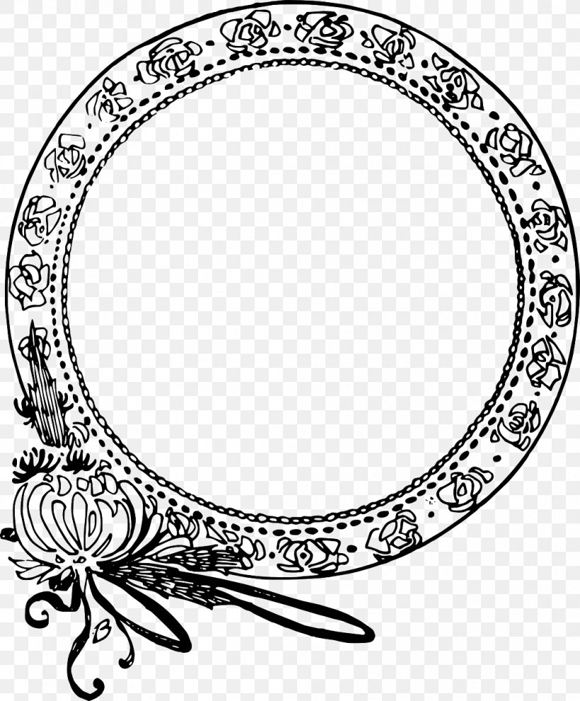 Borders And Frames Drawing Clip Art, PNG, 1059x1280px, Borders And Frames, Area, Art, Black And White, Body Jewelry Download Free
