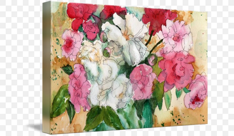 Garden Roses Watercolor Painting Floral Design Watercolour Flowers Flower Bouquet, PNG, 650x478px, Garden Roses, Art, Cut Flowers, Drawing, Floral Design Download Free