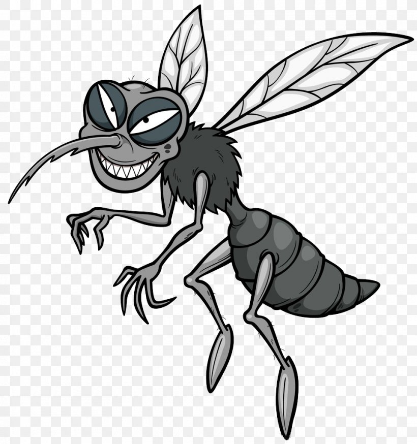 Mosquito Cartoon Stock Photography Royalty-free, PNG, 960x1024px, Mosquito, Art, Black And White, Can Stock Photo, Cartoon Download Free