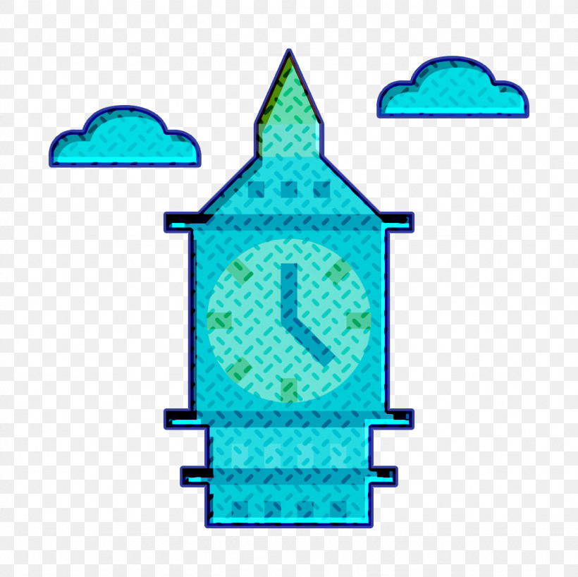 Watch Icon Uk Icon Big Ben Icon, PNG, 1128x1126px, Watch Icon, Aqua, Big Ben Icon, Teal, Turquoise Download Free