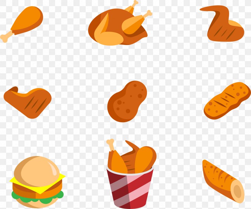 Hamburger Fried Chicken Fast Food Junk Food, PNG, 2385x1992px, Fried Chicken, Buffalo Wing, Chicken, Chicken Meat, Chicken Nugget Download Free