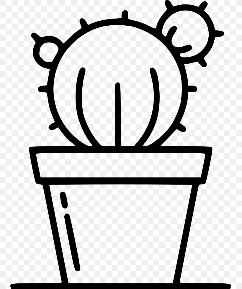 Pretty Cactus Succulent Plant, PNG, 749x980px, Succulent Plant, Blackandwhite, Cactus, Coloring Book, Garden Download Free