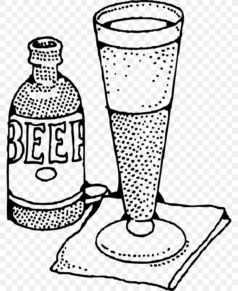 Beer Bottle Wine Beer Glasses Clip Art, PNG, 774x1000px, Beer, Alcoholic Drink, Beer Bottle, Beer Glasses, Black And White Download Free