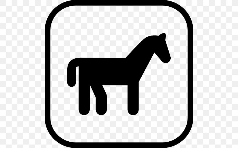 Horse Pony, PNG, 512x512px, Horse, Area, Black, Black And White, Donkey Download Free