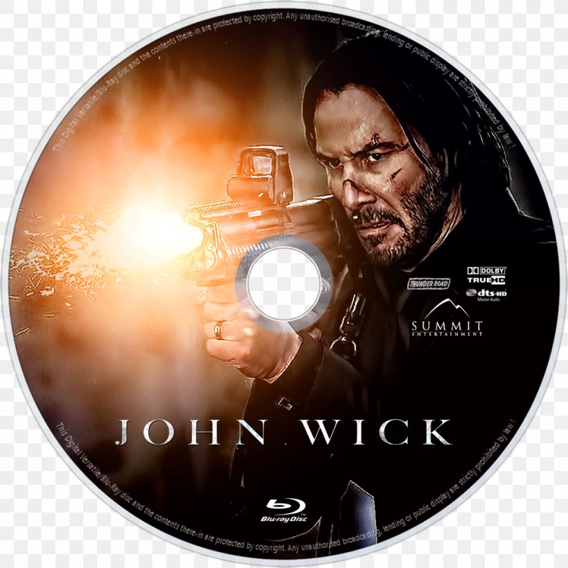 John Wick: Chapter 2 Blu-ray Disc DVD Compact Disc, PNG, 1000x1000px, 4k Resolution, John Wick Chapter 2, Amazon Video, Bluray Disc, Compact Disc Download Free