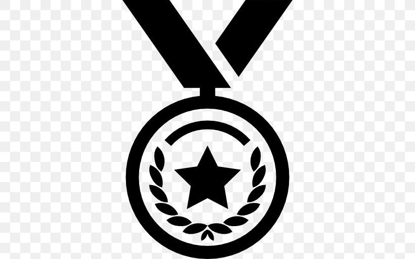 Gold Medal Symbol, PNG, 512x512px, Medal, Award, Black, Black And White, Blue Ribbon Download Free