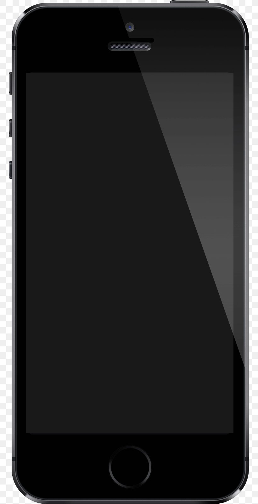 IPhone 4S IPhone 6 IPhone 5 IPhone 3GS, PNG, 763x1602px, Iphone 5s, Apple, Black, Black And White, Communication Device Download Free