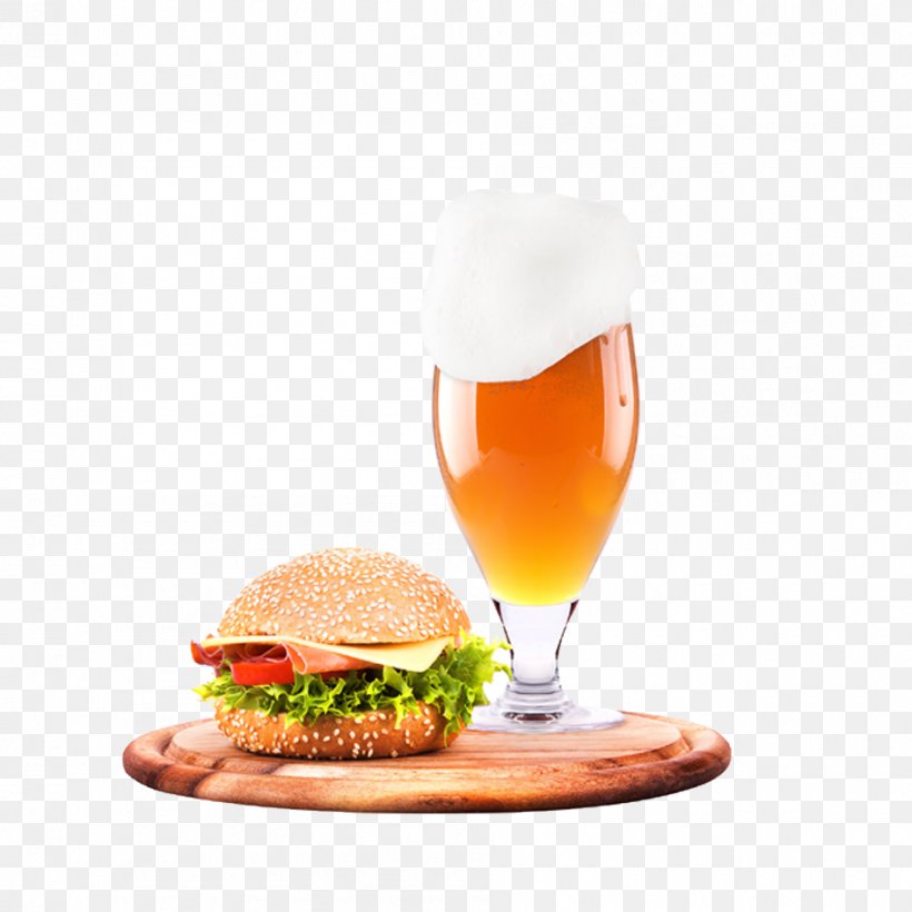 Beer Hamburger Cheeseburger French Fries Chicken Sandwich, PNG, 945x945px, Beer, Beer Head, Big N Tasty, Breakfast Sandwich, Can Stock Photo Download Free