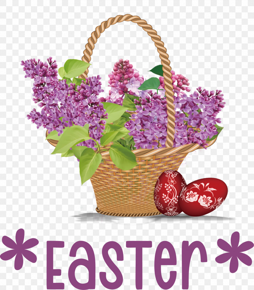 Easter Eggs Happy Easter, PNG, 2629x3000px, Easter Eggs, Basket, Common Lilac, Cut Flowers, Easter Lily Download Free