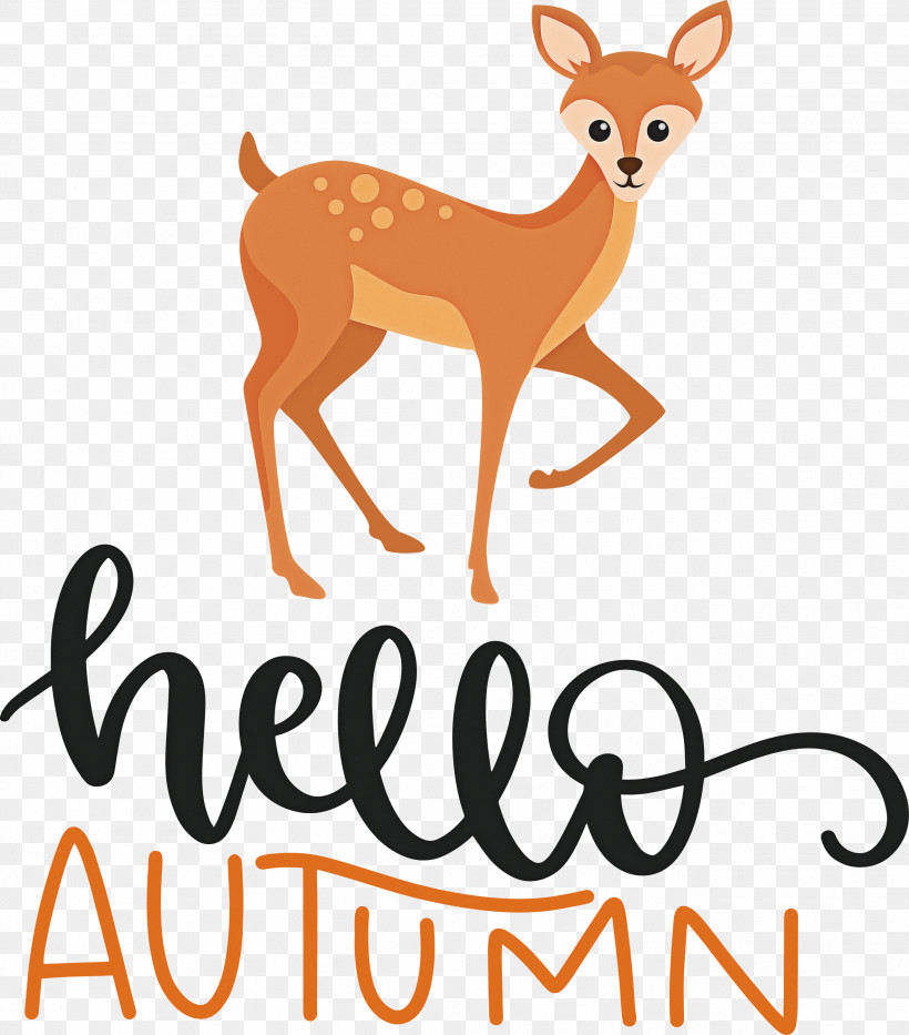 Hello Autumn, PNG, 2634x3000px, Hello Autumn, Animal Figurine, Antler, Biology, Cartoon Download Free