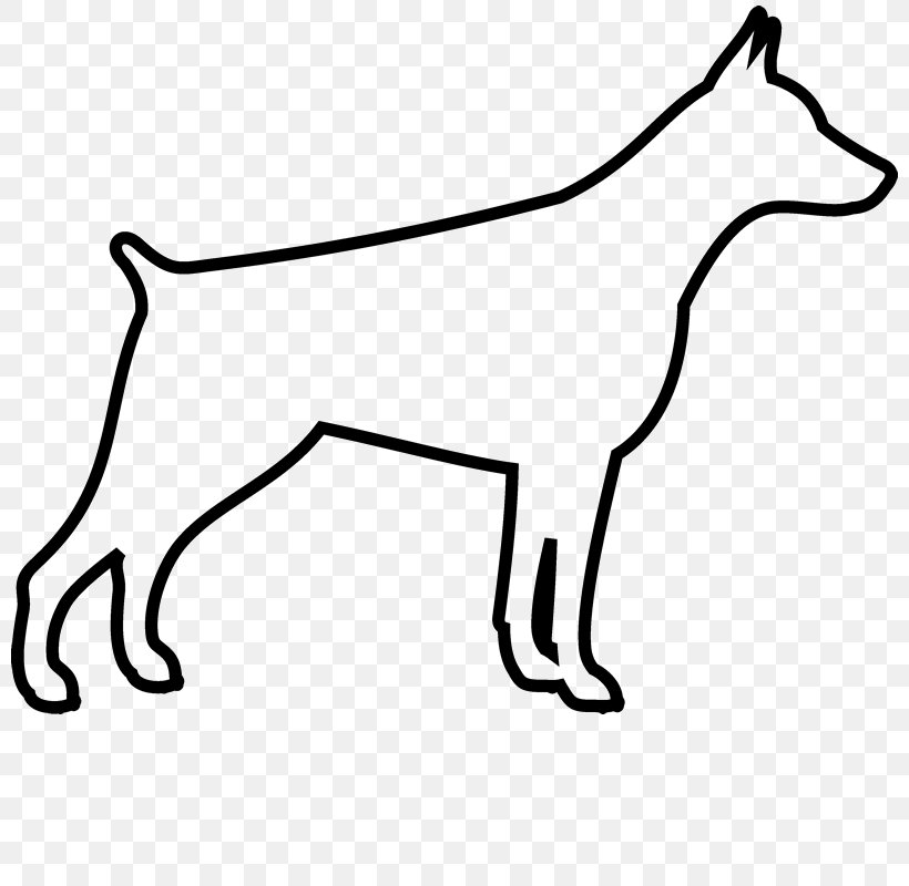 Dog Breed Dobermann German Shepherd Miniature Pinscher Beagle, PNG, 800x800px, Dog Breed, Area, Beagle, Black, Black And White Download Free