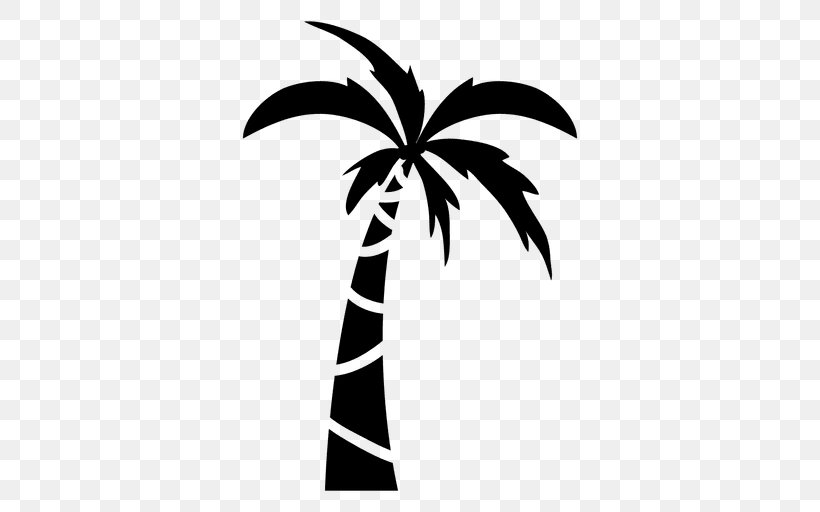 Drawing Arecaceae Cartoon Clip Art, PNG, 512x512px, Drawing, Arecaceae, Arecales, Black And White, Branch Download Free