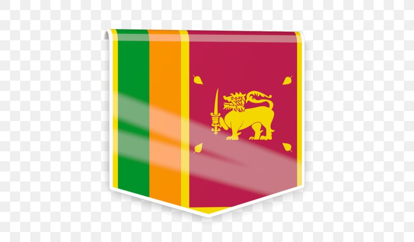 Flag Of Sri Lanka Rectangle Brand, PNG, 640x480px, Sri Lanka, Brand, Centimeter, Flag, Flag Of Sri Lanka Download Free