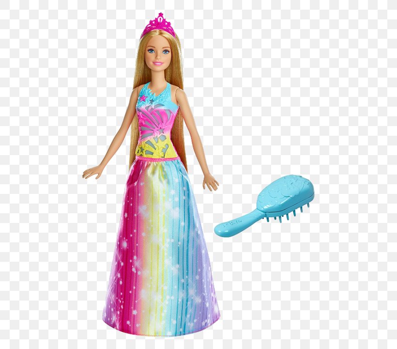 Barbie: Dreamtopia Doll Toy Barbie Dreamtopia Brush ‘n Sparkle Princess, PNG, 720x720px, Barbie, Barbie Dreamtopia, Barbie The Princess The Popstar, Doll, Dollhouse Download Free