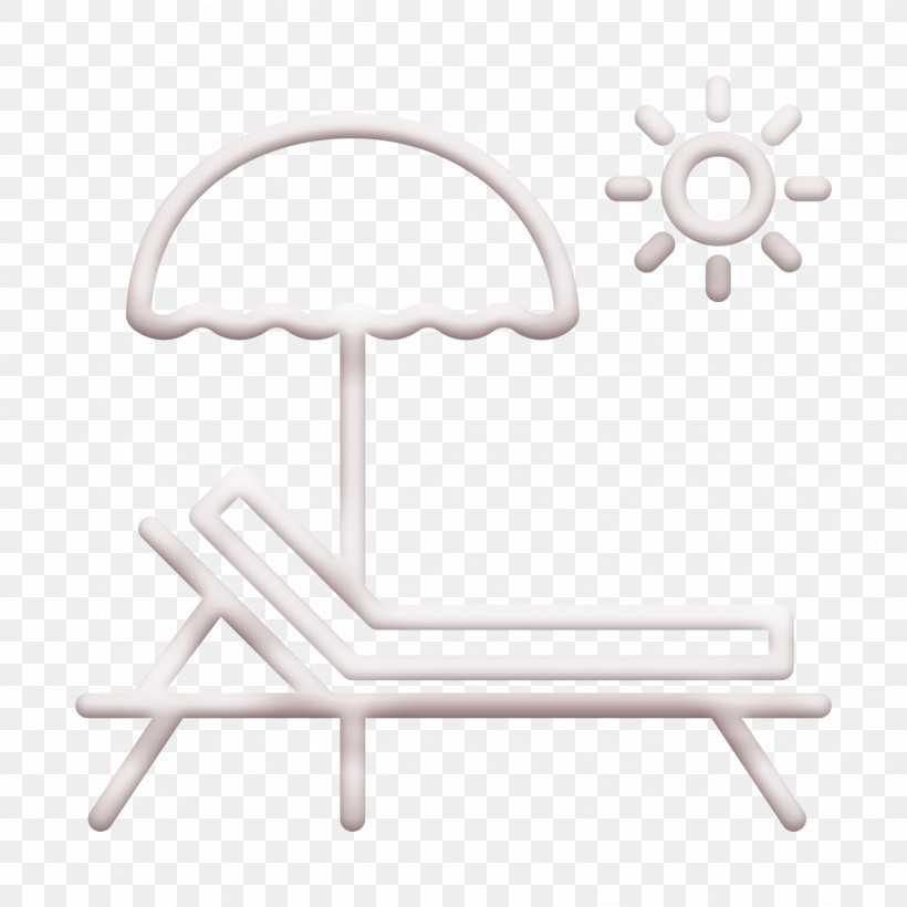 Beach Icon Sunbed Icon Travel Icon, PNG, 1228x1228px, Beach Icon, Blackandwhite, Chair, Furniture, Logo Download Free