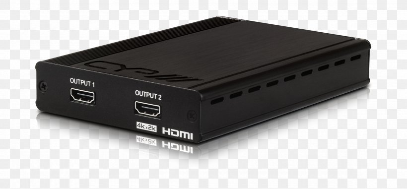 HDMI Wireless Access Points Distribution Amplifier 4K Resolution Set-top Box, PNG, 2360x1097px, 4k Resolution, Hdmi, Computer Monitors, Computer Port, Data Storage Device Download Free