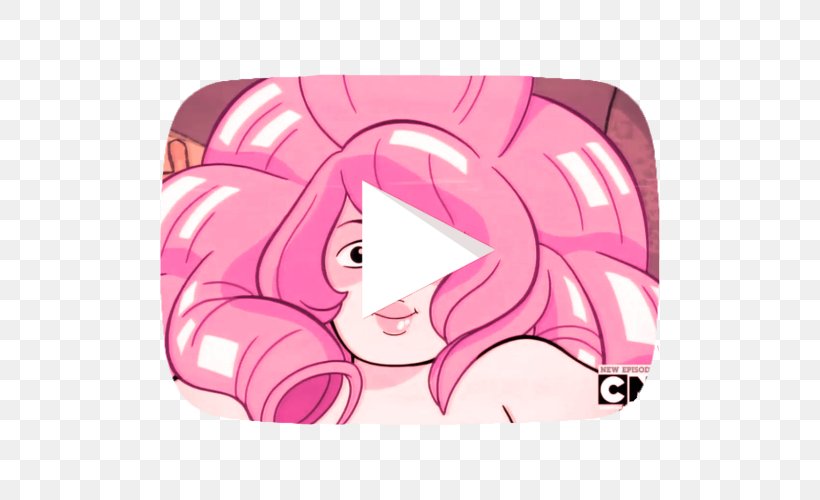 Pearl Lion 3: Straight To Video Rose Quartz Steven Universe & The Crystal Gems Gemstone, PNG, 500x500px, Watercolor, Cartoon, Flower, Frame, Heart Download Free