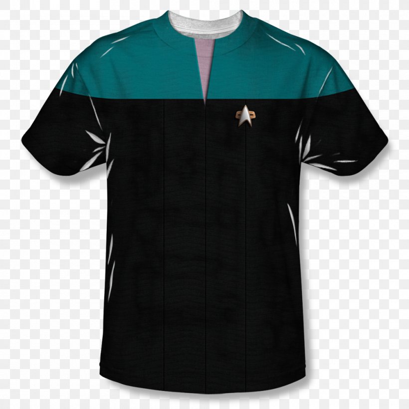 T-shirt Uniform Star Trek Top, PNG, 1000x1000px, Tshirt, Active Shirt ...
