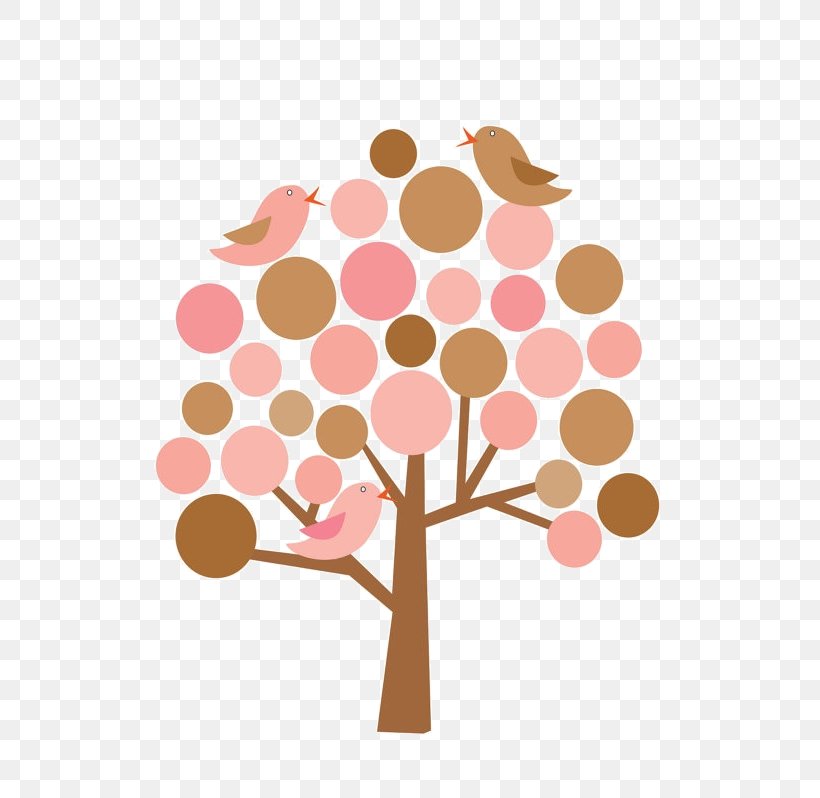 Tree Bird Clip Art, PNG, 570x798px, Tree, Bird, Child, Petal, Pink Download Free