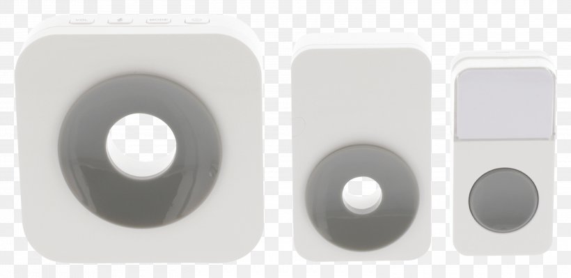 Door Bells & Chimes White Grey Wireless AC Power Plugs And Sockets, PNG, 3000x1460px, Door Bells Chimes, Ac Adapter, Ac Power Plugs And Sockets, Audio, Blanco Download Free