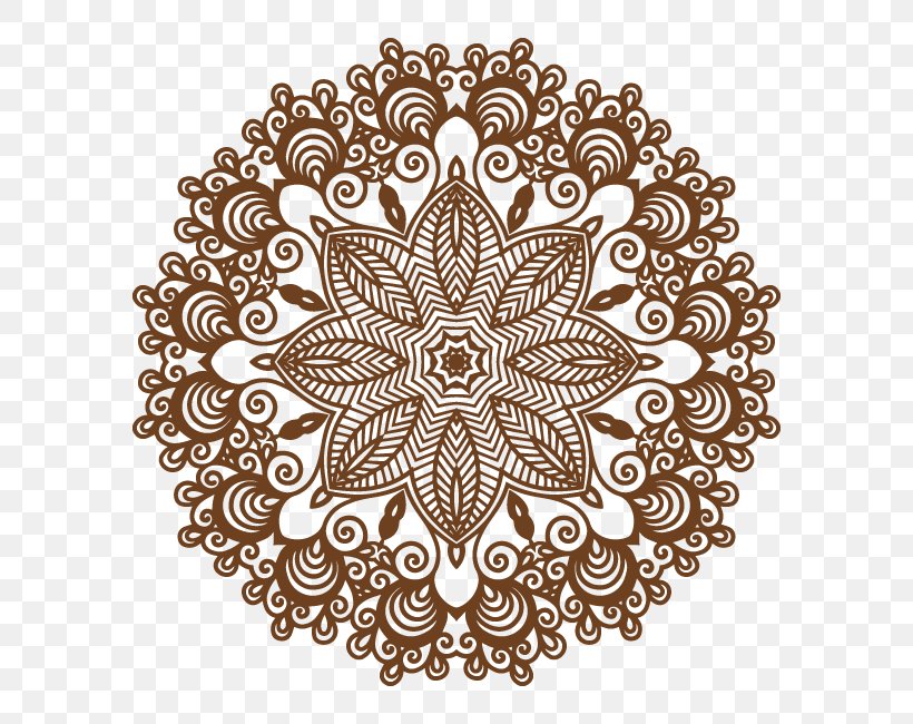 Mandala Art, PNG, 650x650px, Mandala, Art, Color, Decal, Decorative Arts Download Free