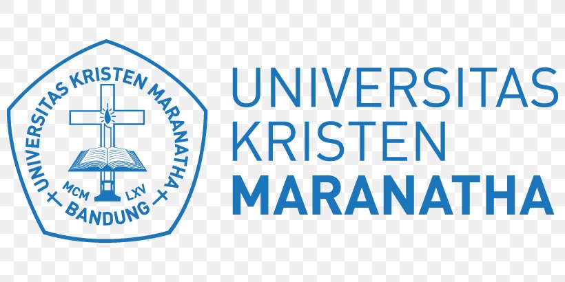 Maranatha Christian University Logo Organization Brand, PNG, 810x410px, University, Alumnus, Area, Bandung, Blue Download Free