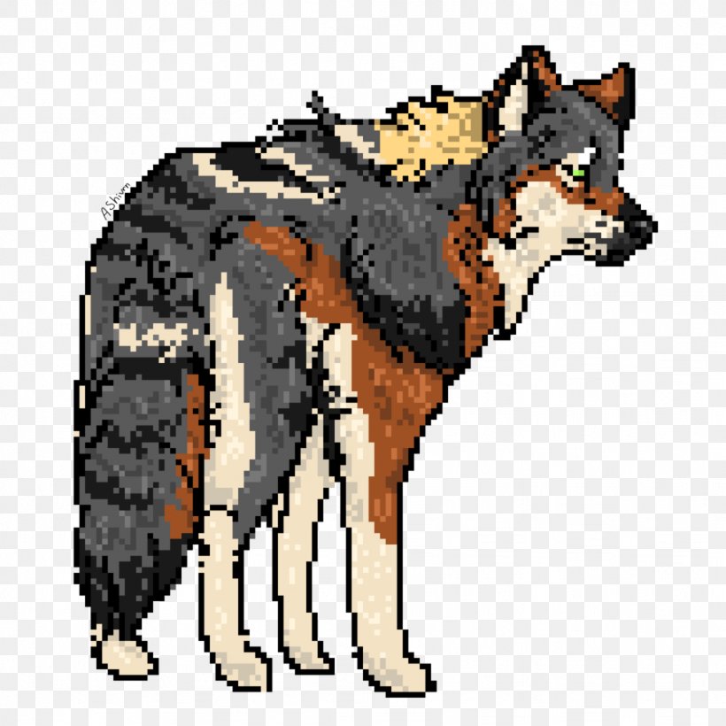 Pixel Art Dog, PNG, 1024x1024px, Pixel Art, Animal, Animation, Art, Artist Download Free