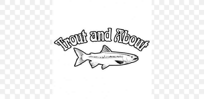Rainbow Trout Brown Trout Clip Art, PNG, 400x400px, Trout, Area, Artwork, Black, Black And White Download Free