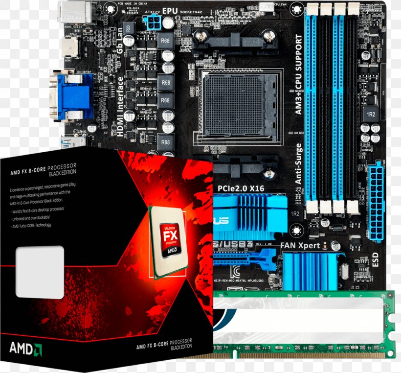 Motherboard ASUS M5A78L-M PLUS/USB3 USB 3.0 Socket AM3+, PNG, 1049x975px, Motherboard, Asus, Brand, Central Processing Unit, Computer Download Free