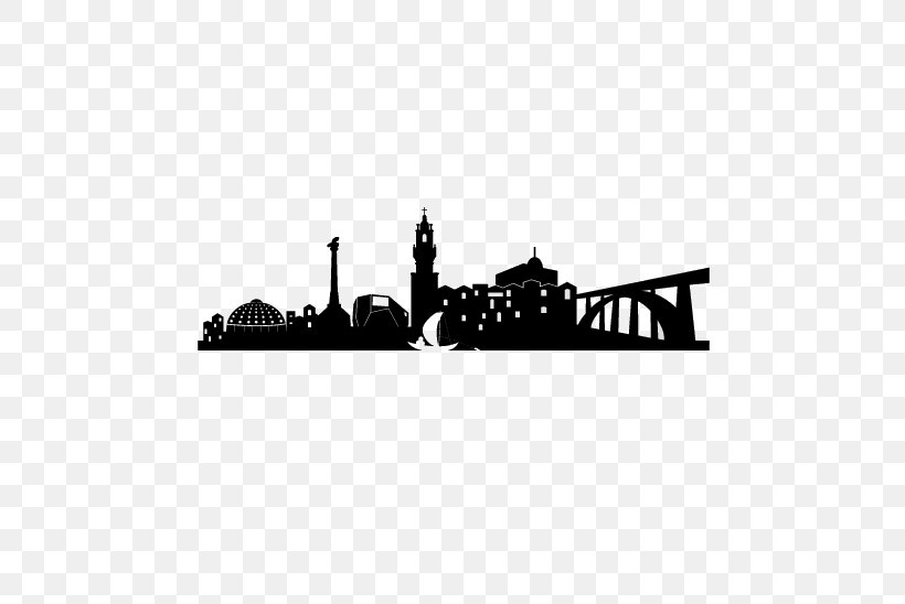 Porto Skyline City Silhouette, PNG, 500x548px, Porto, Black, Black And White, Brand, City Download Free