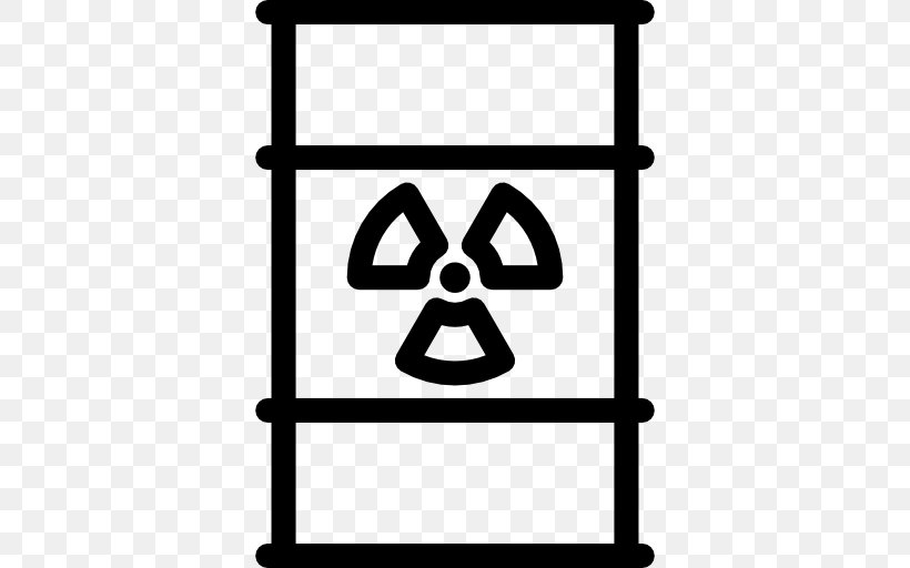 Radioactive Decay Radioactive Waste, PNG, 512x512px, Radioactive Decay, Area, Black, Black And White, Dangerous Goods Download Free