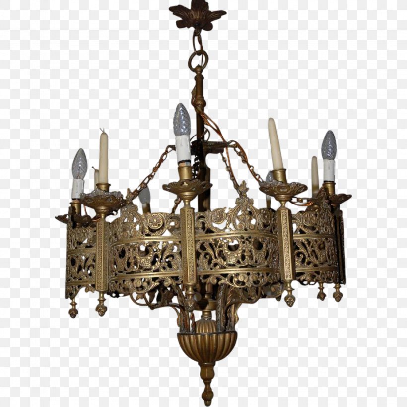 Light Fixture Chandelier Lighting Gothic Architecture, PNG, 924x924px, Light, Antique, Antique Furniture, Brass, Candle Download Free