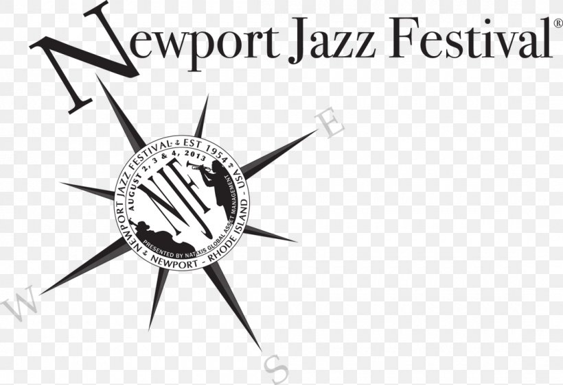 Newport Jazz Festival Logo Brand, PNG, 1100x754px, Newport, Black And White, Brand, Clock, Diagram Download Free