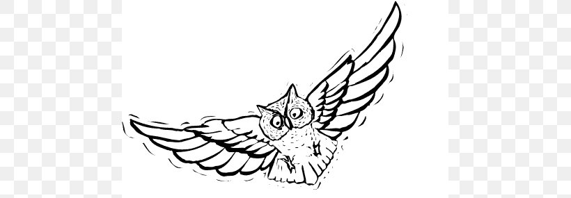 Owl Flight Bird Drawing Clip Art, PNG, 469x285px, Owl, Artwork, Barn Owl, Beak, Bird Download Free