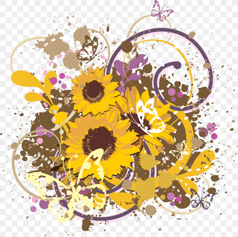 Sunflower, PNG, 1557x1553px, Sunflower, Bouquet, Circle, Floral Design, Floristry Download Free