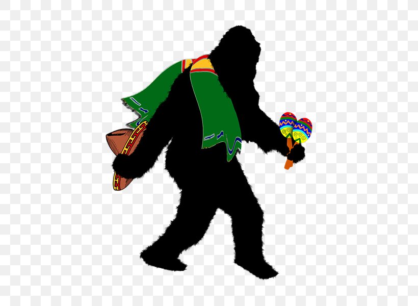 Bigfoot Silhouette Squatch Yeti, PNG, 600x600px, Bigfoot, Art, Craft, Decal, Fictional Character Download Free