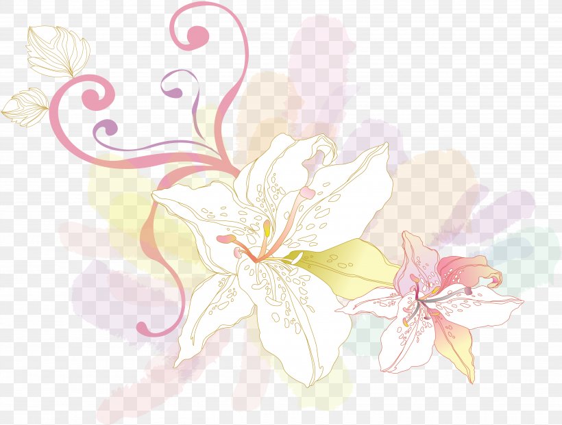 Cut Flowers Floral Design, PNG, 5206x3947px, Watercolor, Cartoon, Flower, Frame, Heart Download Free