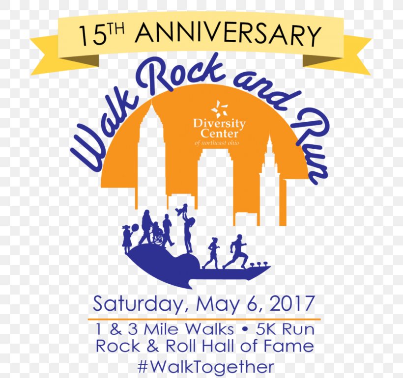 16th Annual Walk, Rock & Run! Rock And Roll Hall Of Fame Fairlawn Spring Avant-Garde Art & Craft Show Southwest General Health Center Hermes Sports & Events, PNG, 700x770px, 5k Run, Rock And Roll Hall Of Fame, Area, Brand, Cleveland Download Free