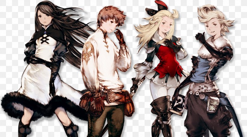 Bravely Default Final Fantasy: The 4 Heroes Of Light Role-playing Video Game Japanese Role-playing Game, PNG, 1079x602px, Watercolor, Cartoon, Flower, Frame, Heart Download Free