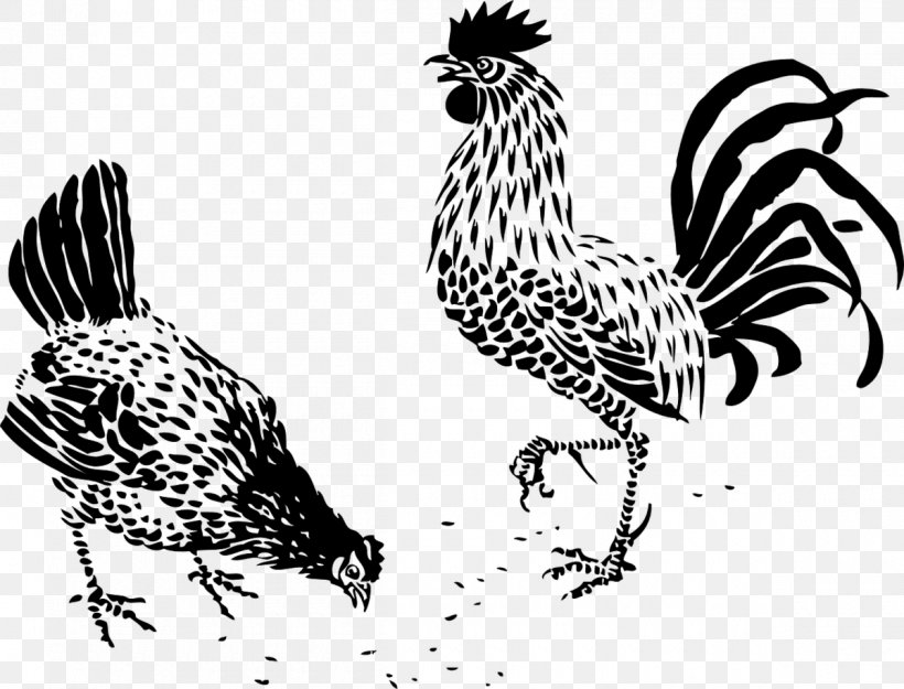 Chicken Rooster Clip Art, PNG, 1200x915px, Chicken, Art, Beak, Bird, Black And White Download Free