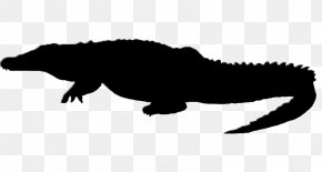 Crocodile - Crocodile Alligator Silhouette Tyrannosaurus Clip Art PNG