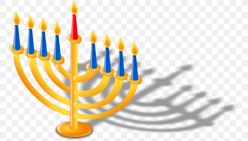 Hanukkah Menorah Clip Art Judaism, PNG, 767x469px, Hanukkah, Candle, Candle Holder, Drawing, Dreidel Download Free